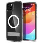 etui ultra hybrid s magsafe z podstawką do iphone 15 plus przezr qmx