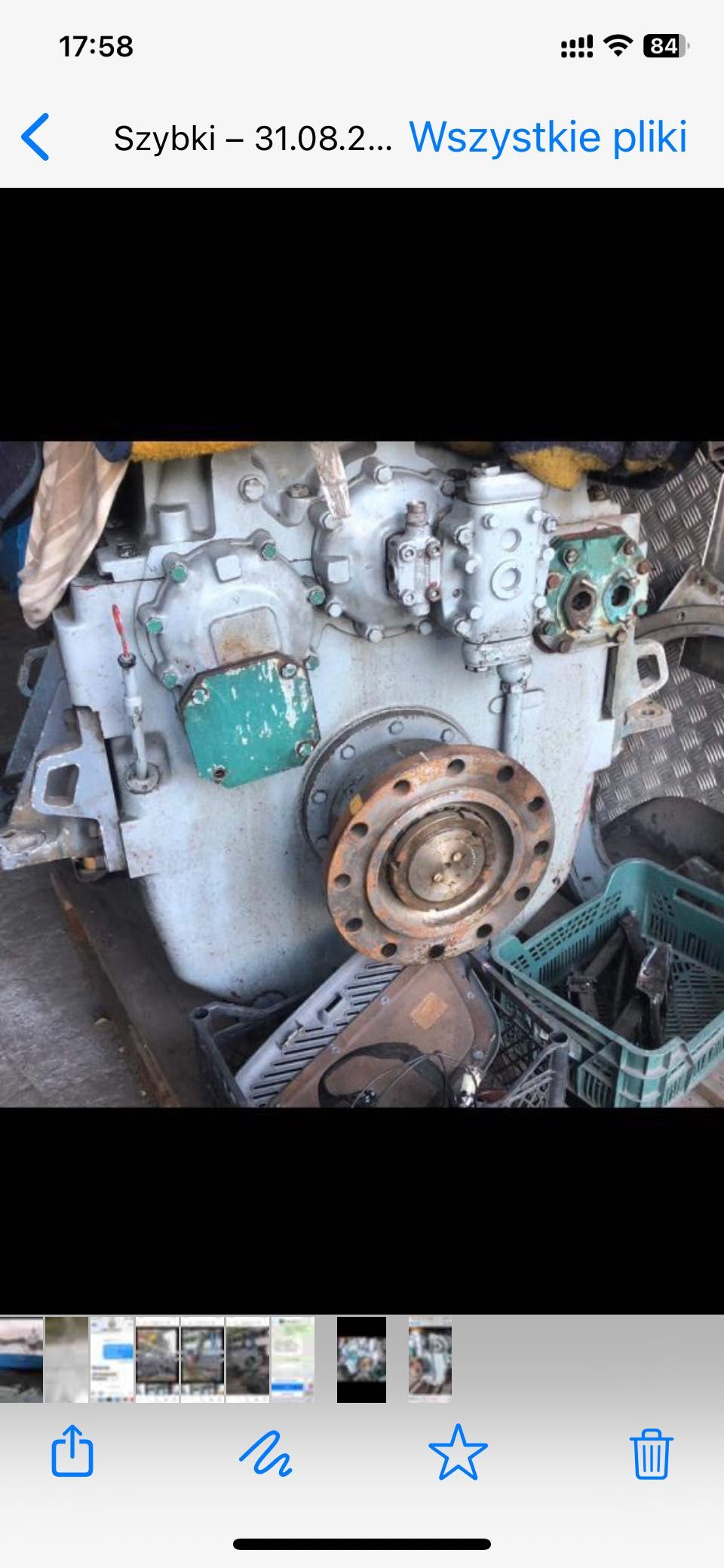 Skrzynia przekładniowa ZF BW 161 marine Gearbox,Getriebe