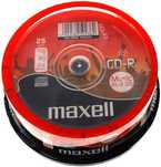 Płyty 25 Maxell CD-R 700 MB