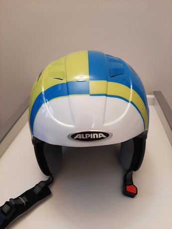 Kask narciarski Alpina 54-58cm, stan BARDZO DOBRY