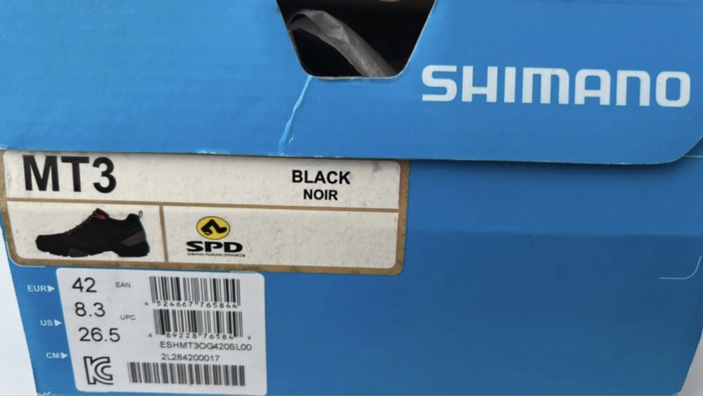 Sapatos Shimano BTT MT3 black