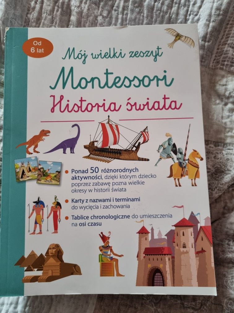 Mój wielki zeszyt Montessori Historia świata