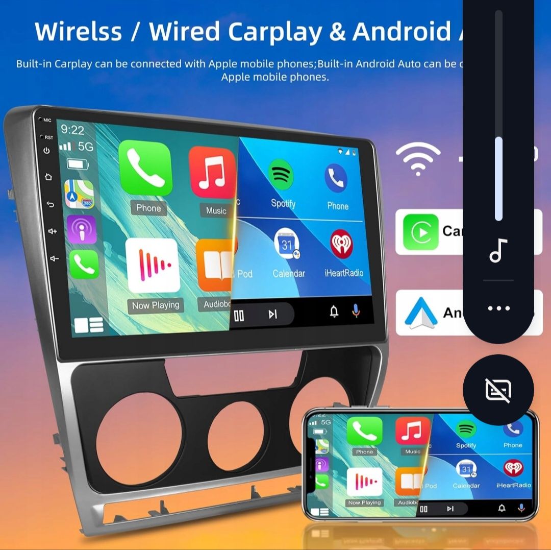 Radio 2 din Android 4/64 Skoda Octavia 2 DSP GPS Kamera