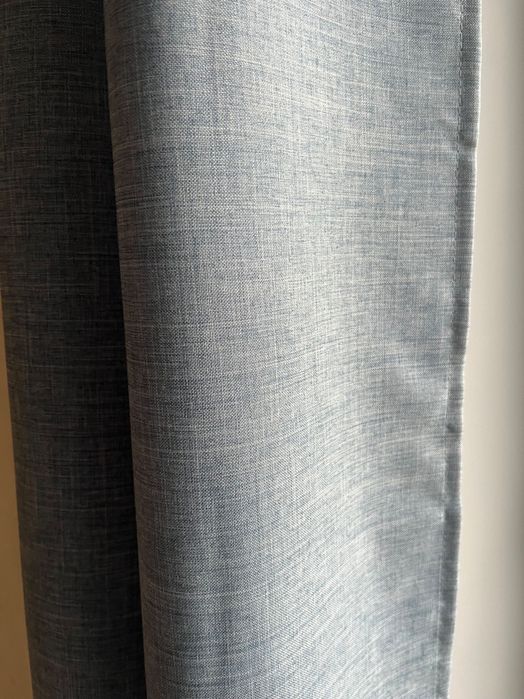 Zasłona inspire 140x280 niebieska