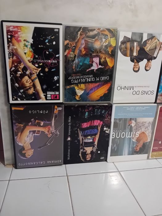 Conjunto de 14 Dvd's Música Brasileira/Portuguesa