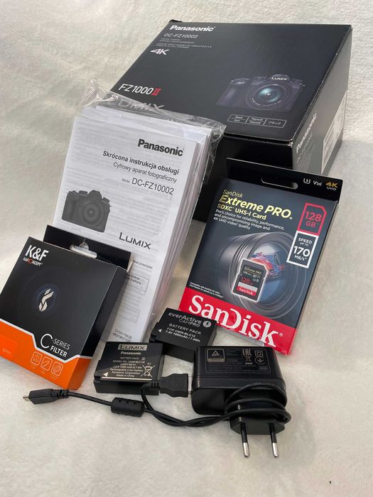 Niższa cena PANASONIC DC-FZ10002 aparat hybrydowy LUMIX