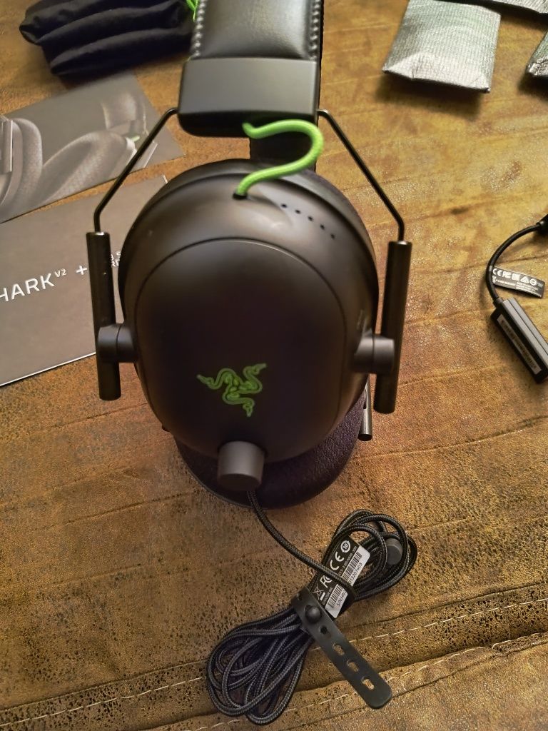 Słuchawki razer blackshark v2 + usb card