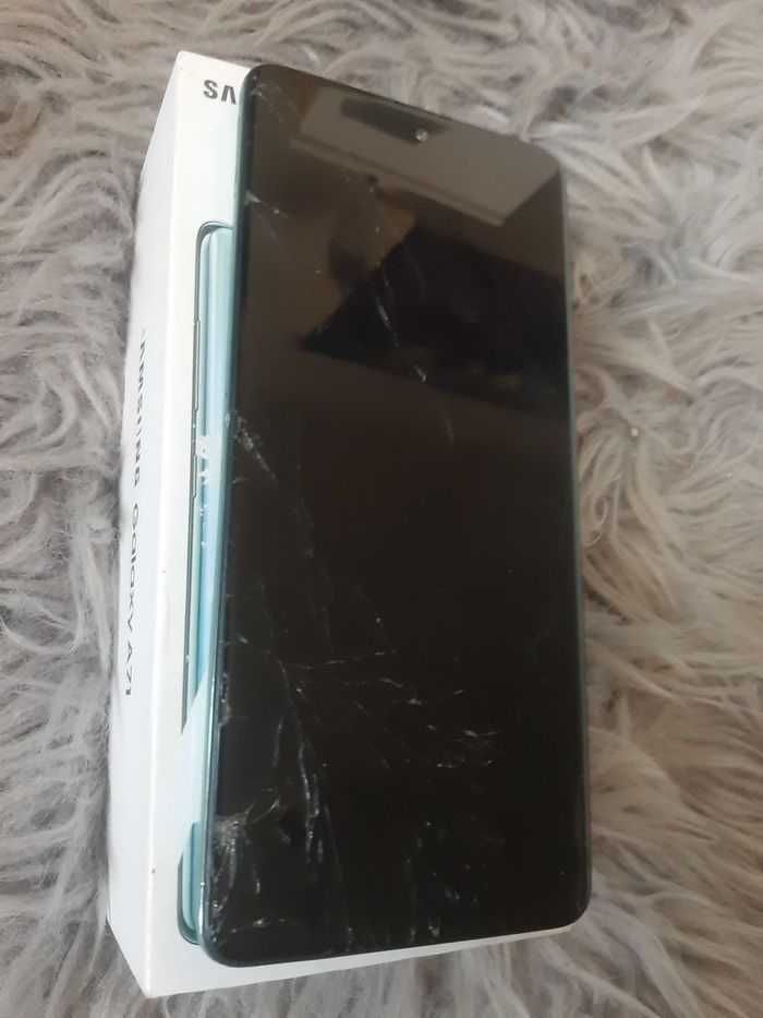 Telefon Samsung A71 6/128 gb uszkodzony SM-A715F/DSN Galaxy A 71