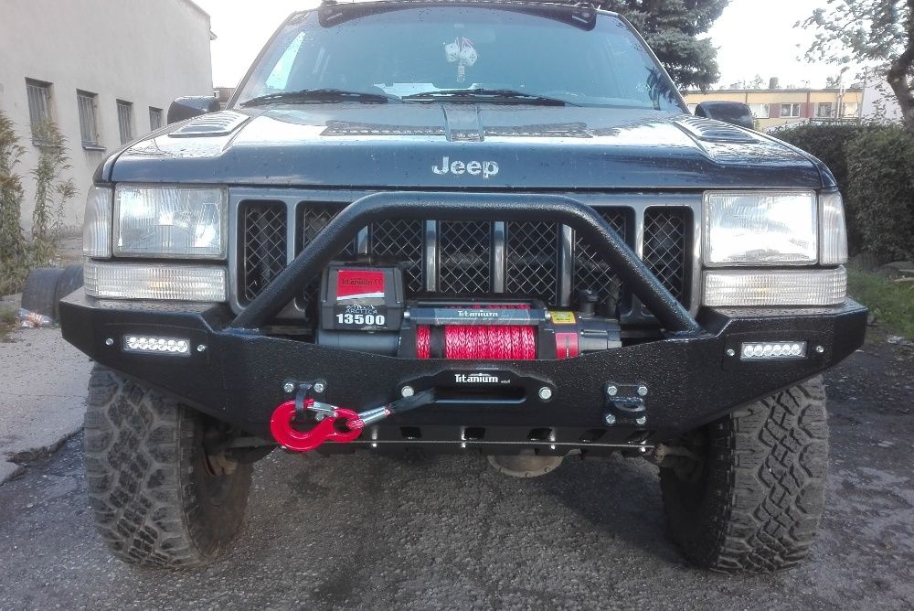 Zderzak stalowy Jeep ZJ - przód / przedni z bullbarem