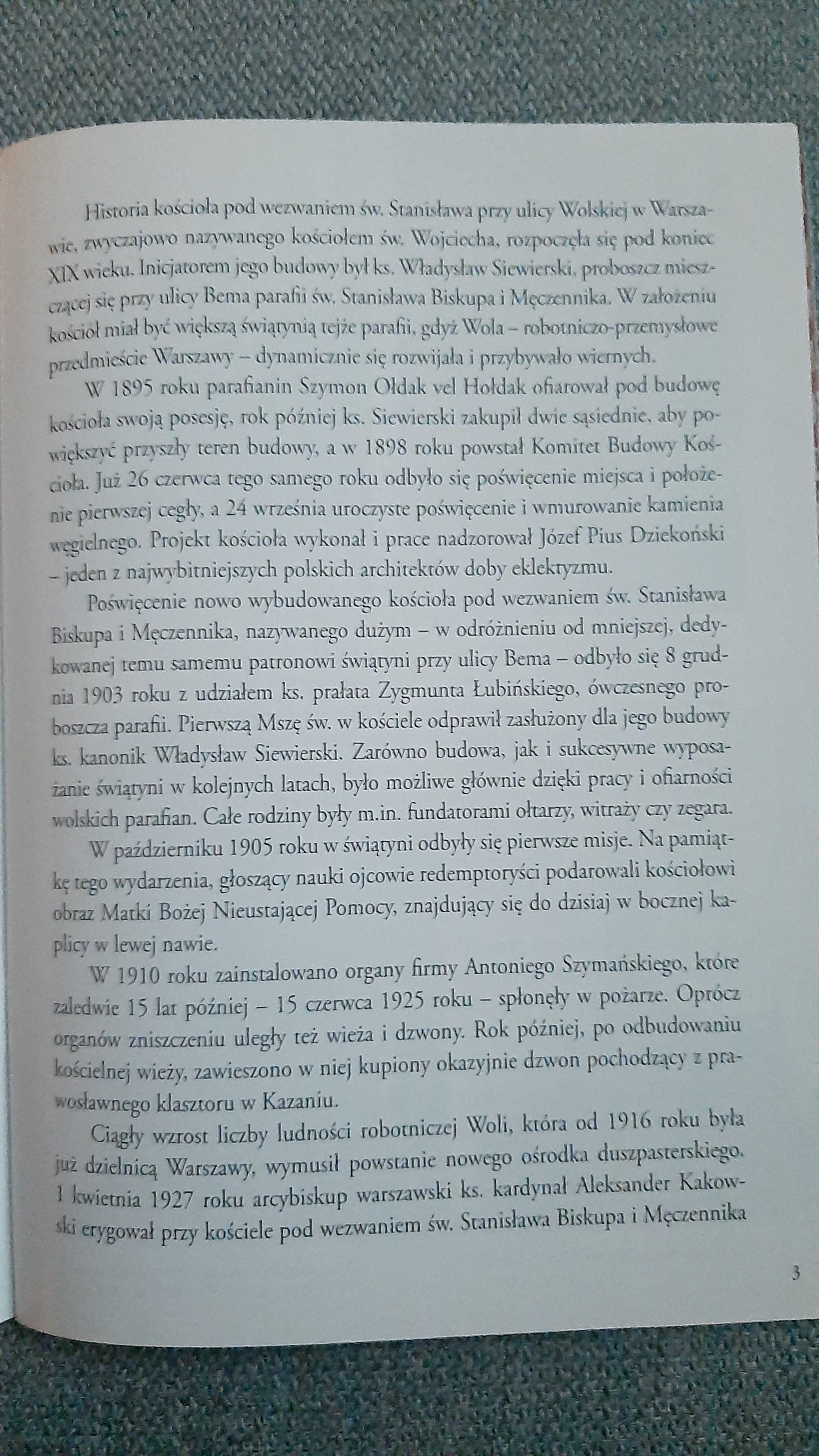 Kościół św. Wojciecha w Warszawie na Woli historia opis zdjęcia album