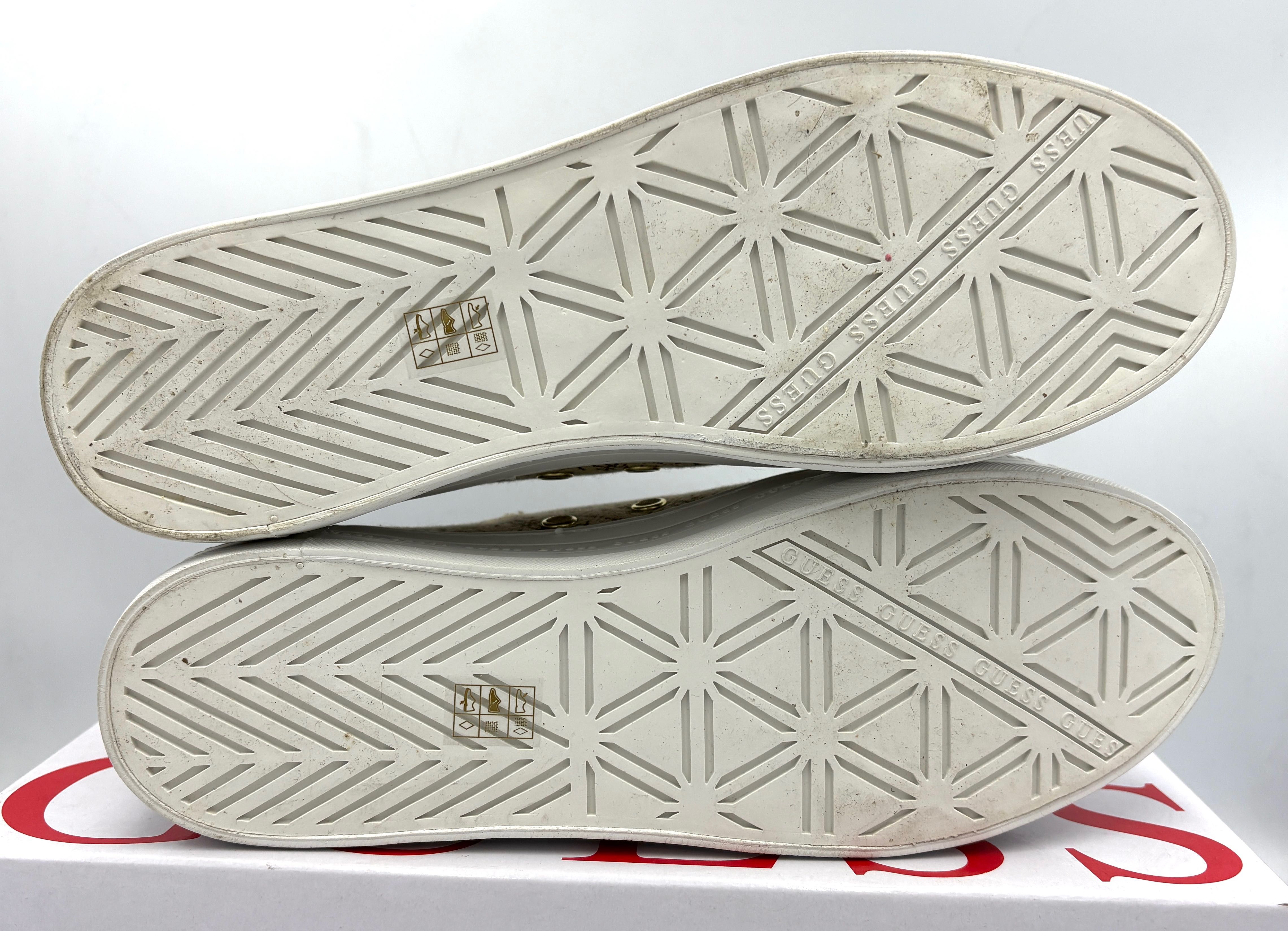 ‼️Nowe oryginalne trampki GUESS Brigs5 złote beżowe 38 AZ 094