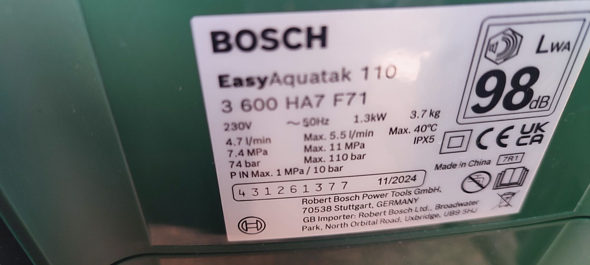 Мийка високого тиску BOSCH з Англії ОРИГІНАЛ.