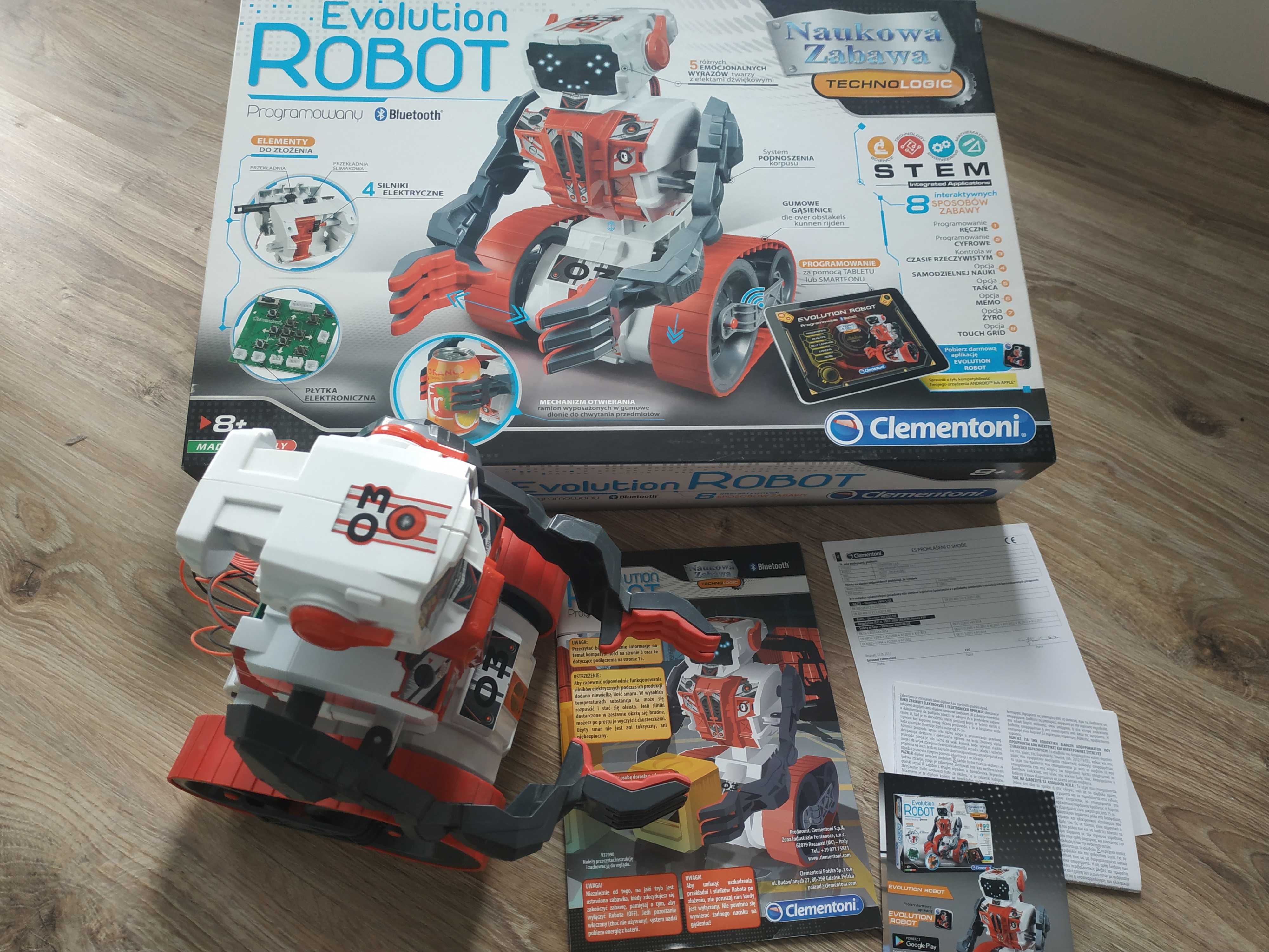 evolution robot Clementoni dla dzieci 8 lat+