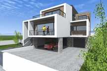Modelação 3d de edifícios e espaços interiores.