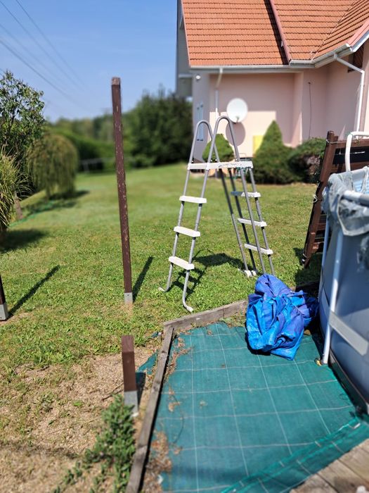 Basen INTEX o wymiarach 457 cm x 122 cm  ZESTAW/ SOLARY / PRYSZNIC