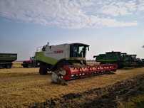 Комбайн + 3 жниварки CLAAS Lexion 570 (2007)