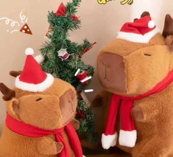 Іграшка-новорічна. Капібара. Велика .30см. ЯКІСТЬ.