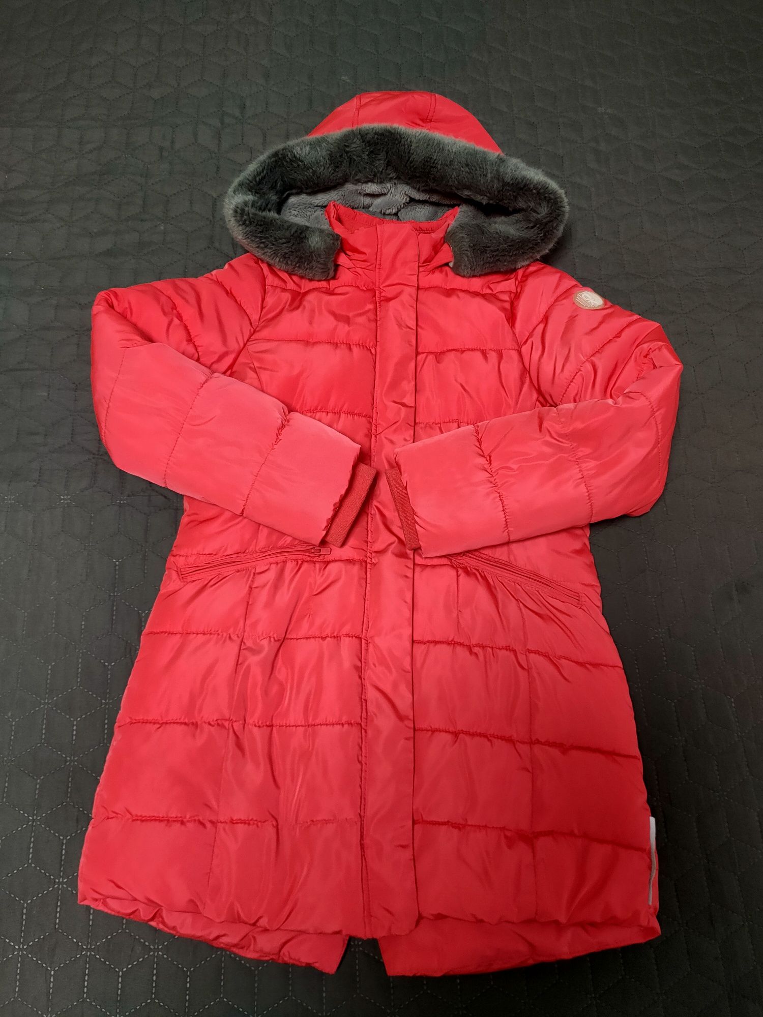Зимова куртка Okaidi/ пуховик для дівчинки