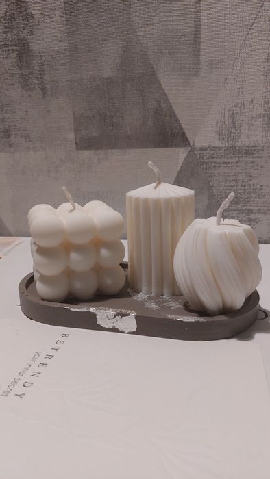 Соевая декоративная свеча