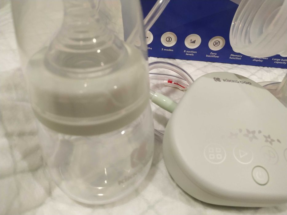 Extrator de leite elétrico usado apenas 1 vez