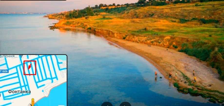 Фонтанка, продам ділянку   під  забудову