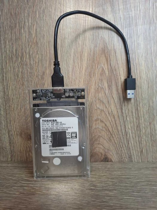 Dysk Przenośny Toshiba MQ01ABD100 1TB Obudowa Przezroczysta