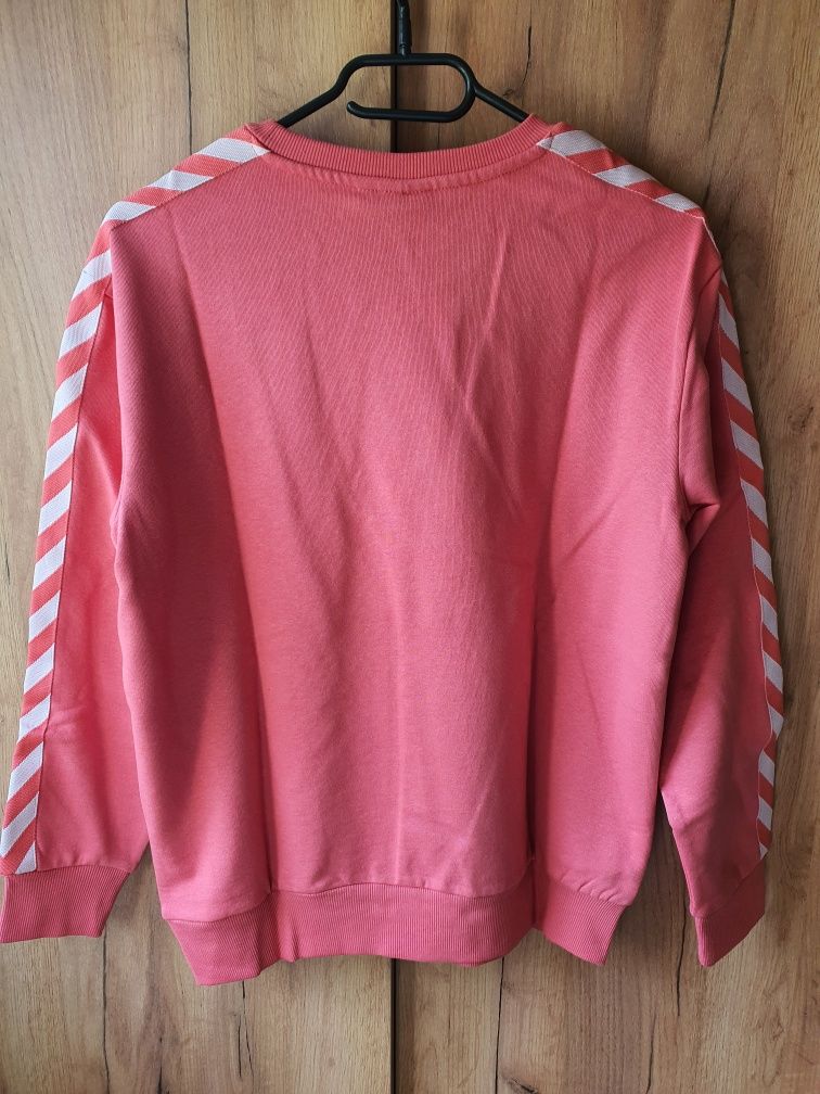 Bluza bawełniana oversize Hummel, rozmiar XS, nowa w folii. Wymiary na