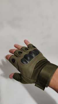 Тактические беспалые штурмовые перчатки ( велоперчатки, мотоперчатки )