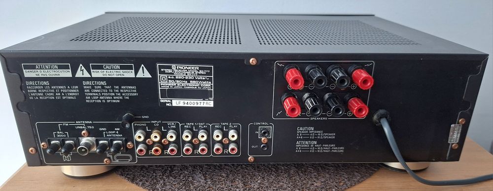 Pioneer ampituner SX-777 + oryginalny pilot
