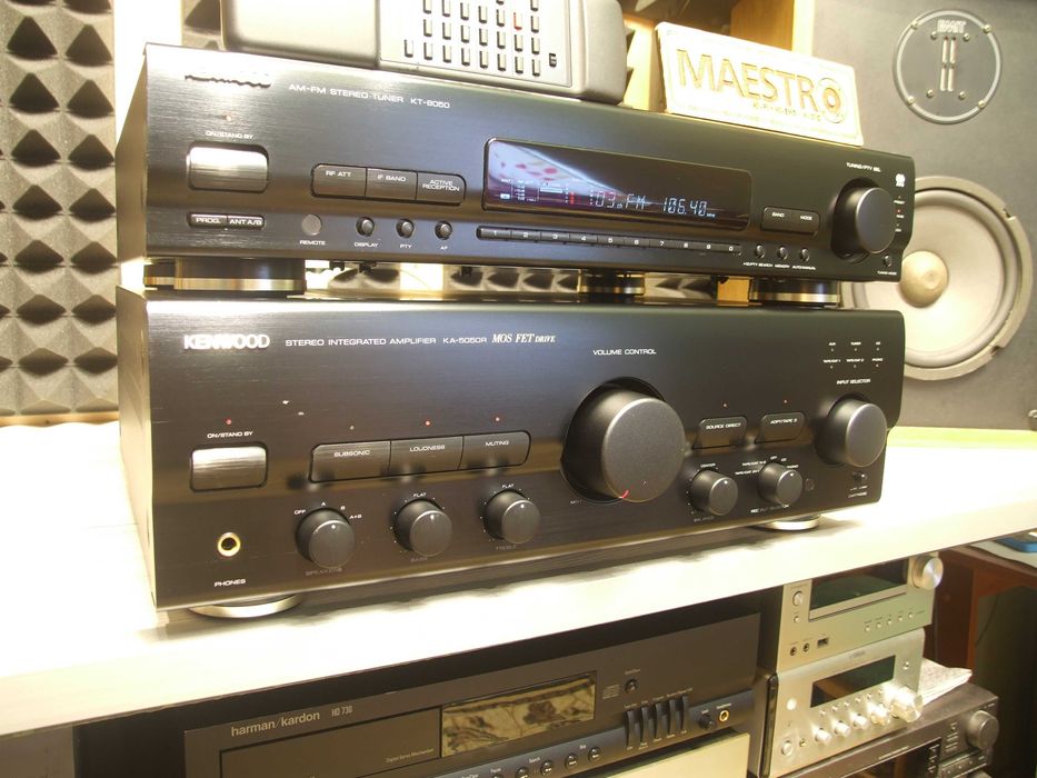Підсилювач Kenwood KA-5050R. 2х120. JAPAN. MOS FET. Пульт. 12 кг.