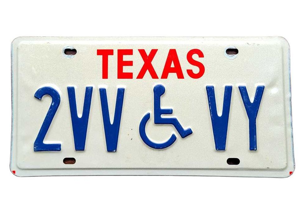 Texas - tablica rejestracyjna z USA