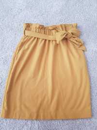 H&M spódnica mini damska marszczona dla pani XS 34