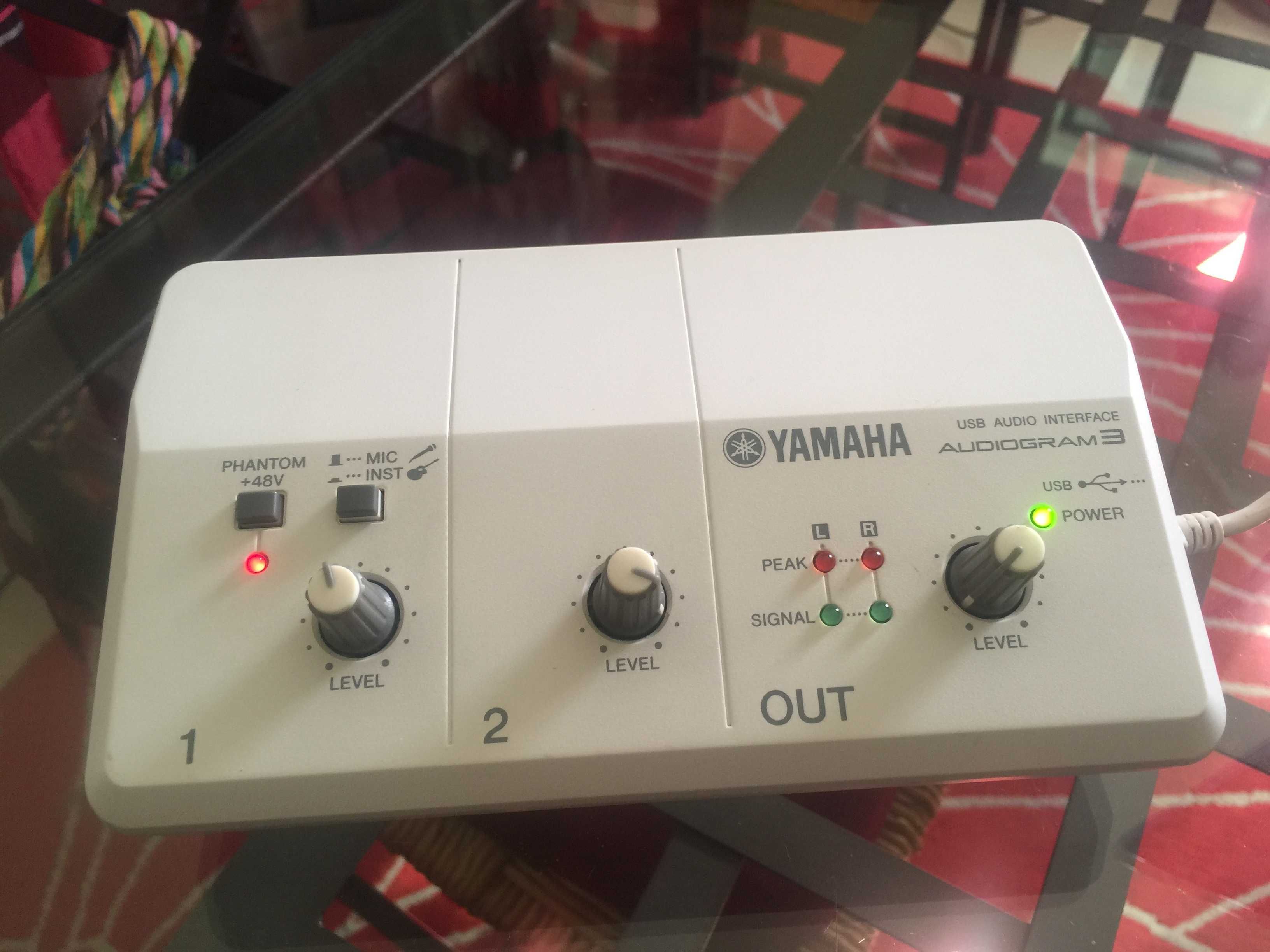 Placa Audio USB Yamaha Audiogram 3