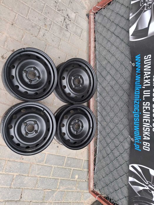 4x felgi stalowe 14 4x100 Kia Rio Picanto Toyota Yaris Hyundai i10 i20