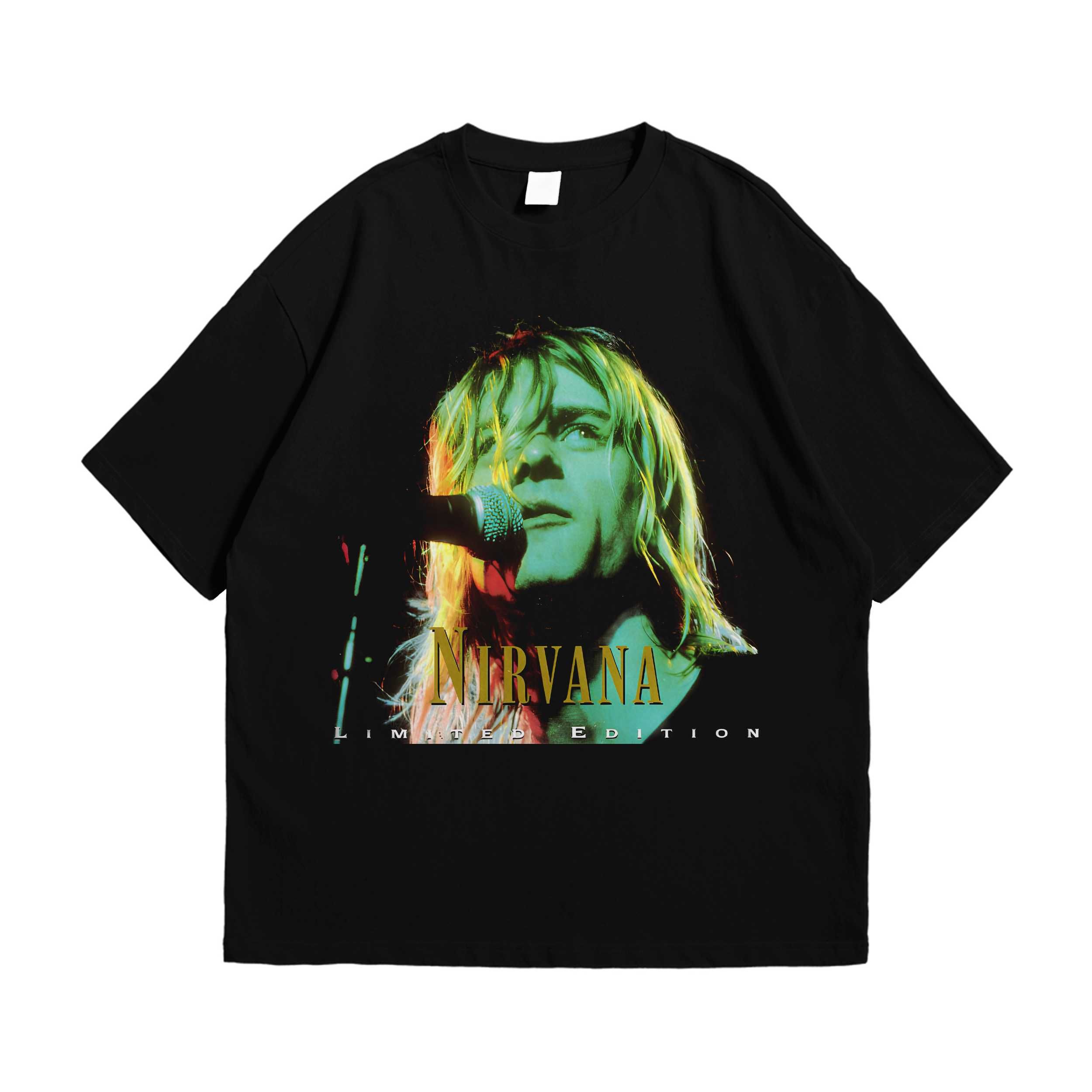 Футболка мерч рок групи Nirvana Kurt Cobain