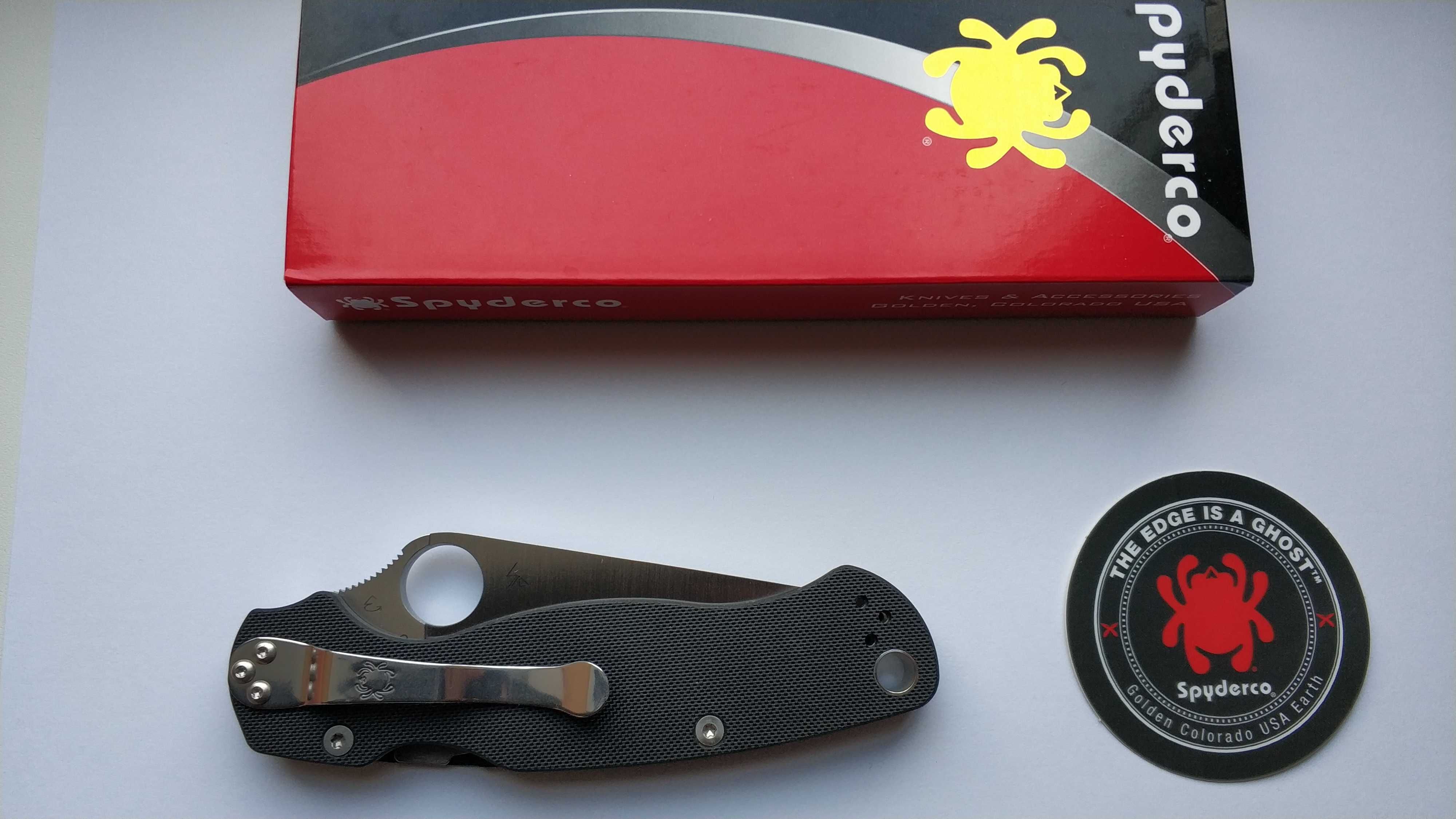 Spyderco Para Military 2 G-10 black