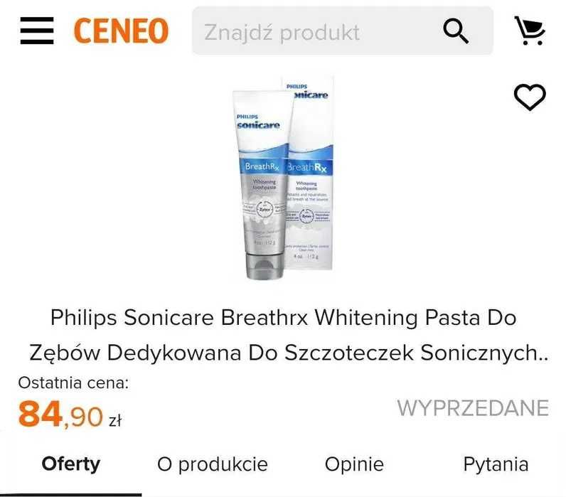 Zestaw Szczoteczka soniczna PHILIPS Sonicare HealthyWhite+, +Pasta