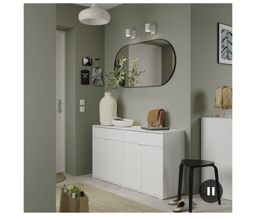 IKEA VIHALS kredens biały 140x37x75cm