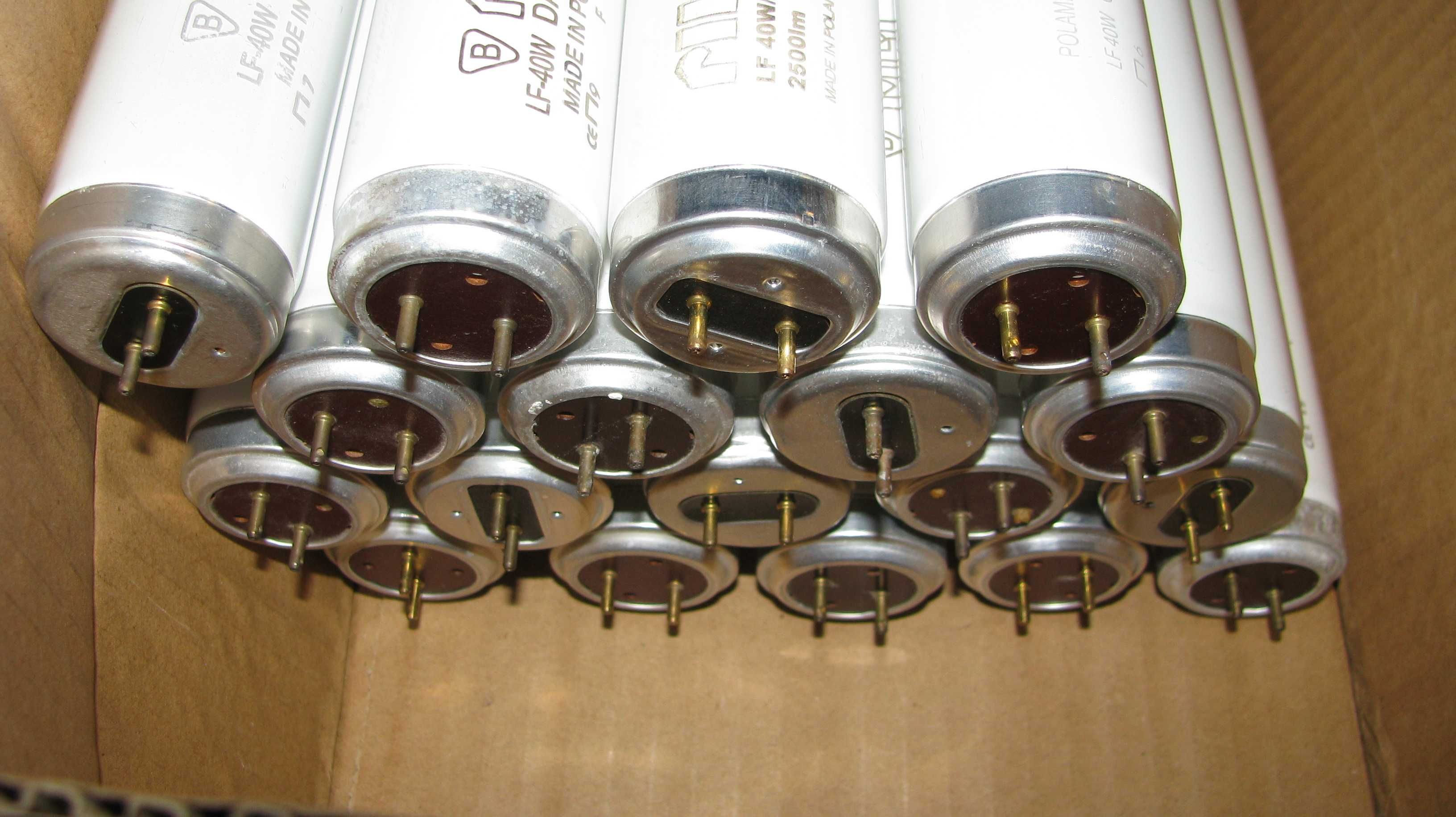 Świetlówki jażeniówki rtęciowe 26szt G13 2500lm 120cm 37mm i 26mm