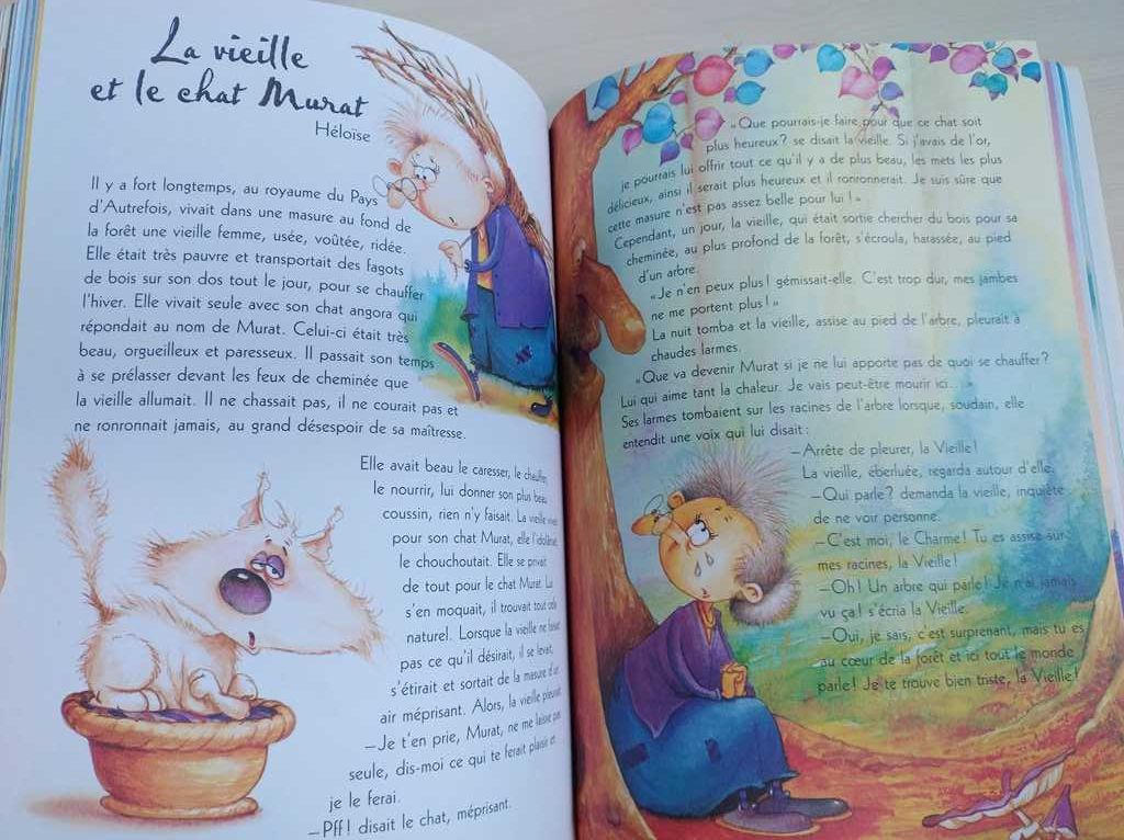 Belles histoires du soir a croquer książka francuska livre en français
