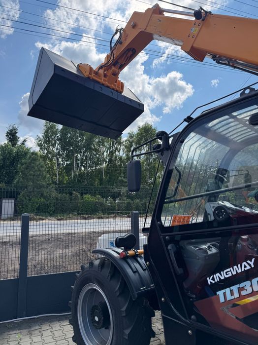 Ładowarka teleskopowa zasięg 8 m udźwig 3000 kg 4x4 Yanmar silnik NOWA