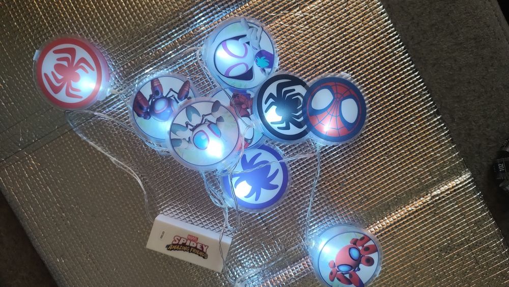 Girlanda świetlna lampki dla dzieci Spiderman Paladone