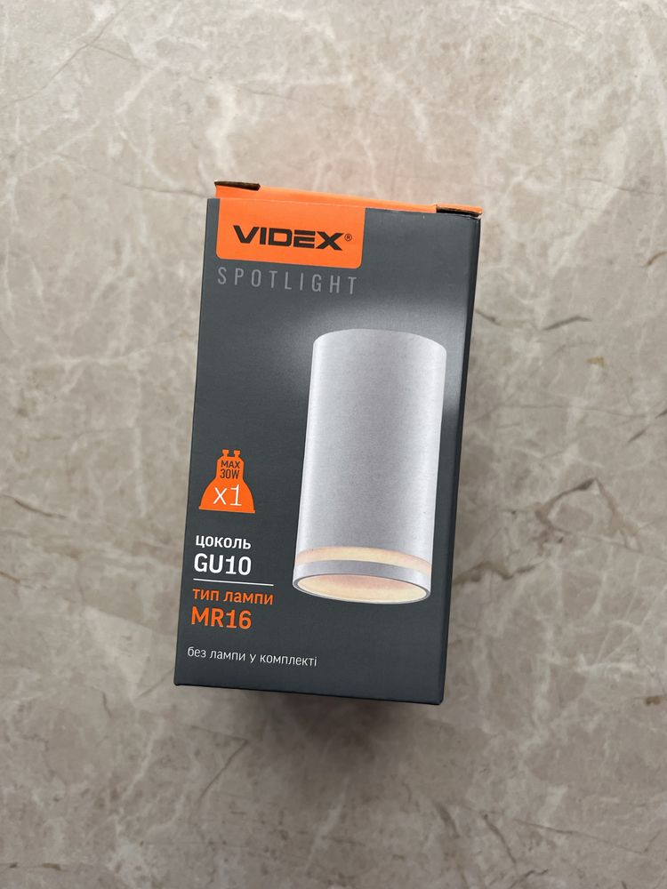Світильник VIDEX Під лампу GU10  VLSPF05A-W