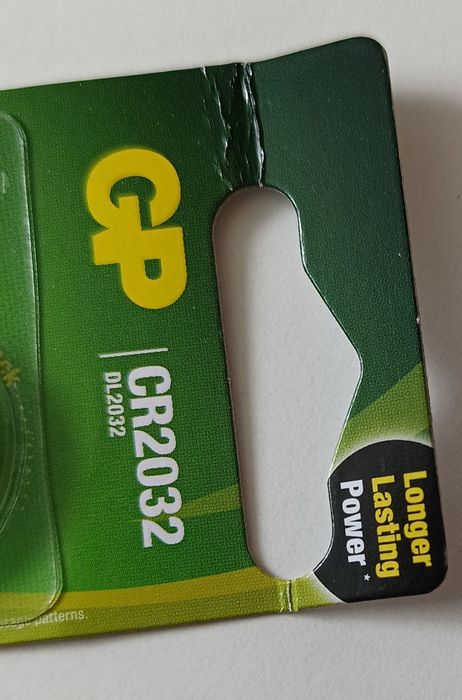 GP CR2032 Bateria litowa guzikowa 3V 220mAh waga kuchenna 1szt.