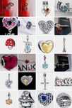 Charms zawieszka serce do bransoletki typu pandora srebro 925+ Gratis