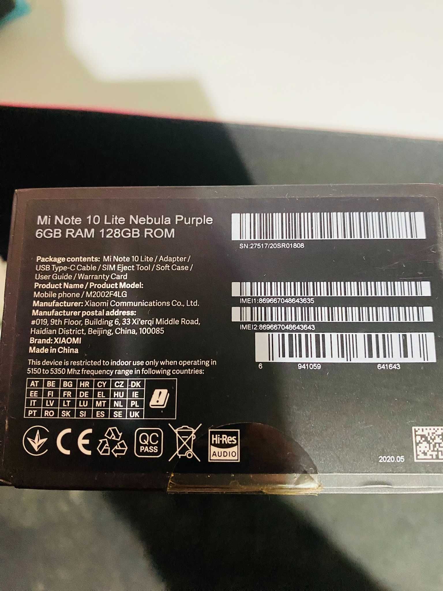 Xiaomi Mi Note 10 Lite