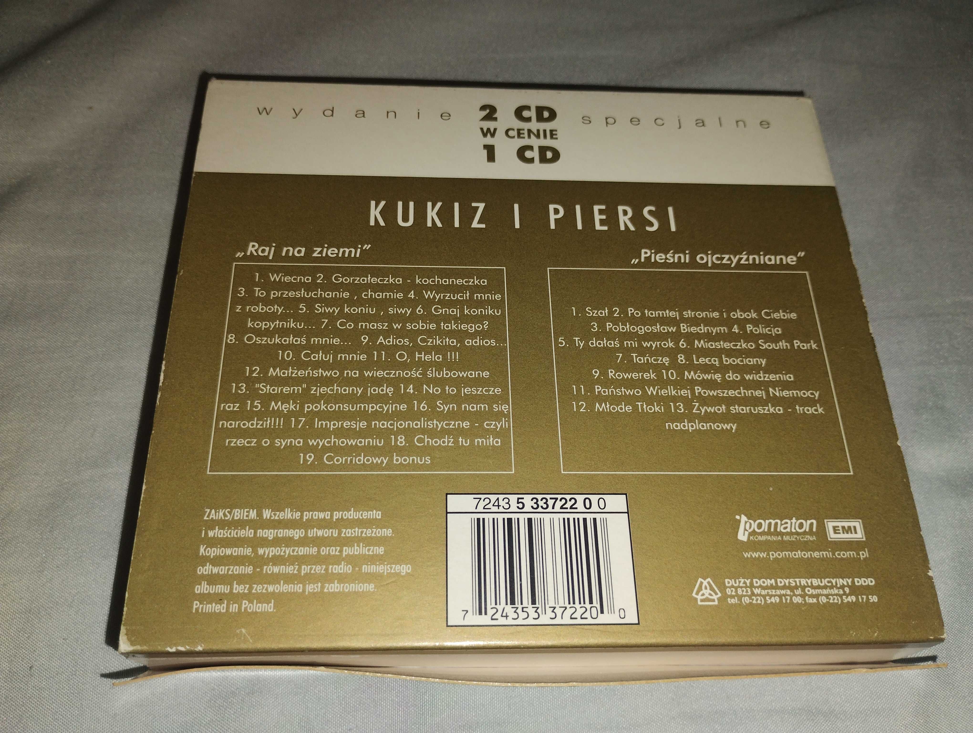 Kukiz i Piersi 2 CD w cenie 1 CD