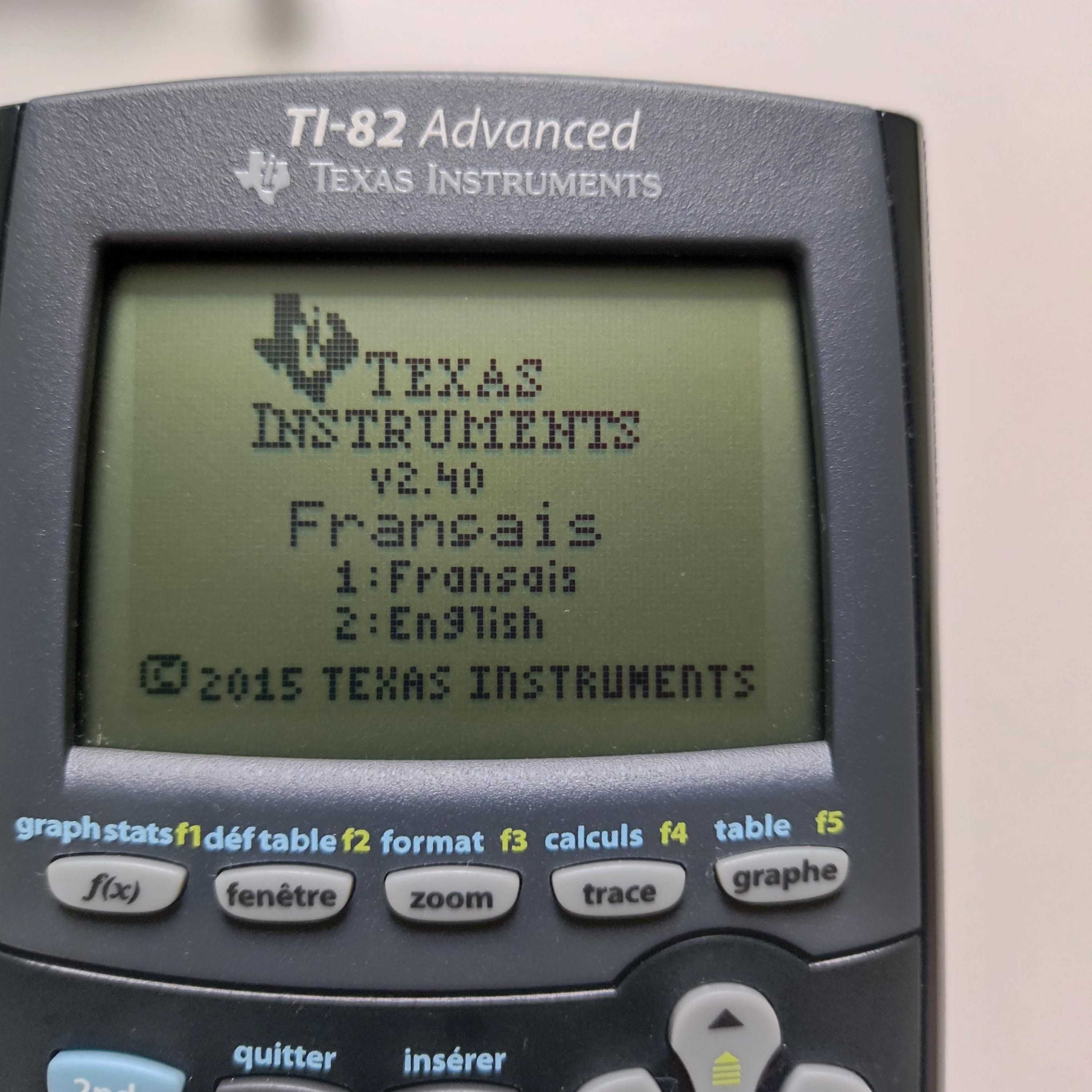 Kalkulator graficzny Ti-82 Advanced Texas Instruments