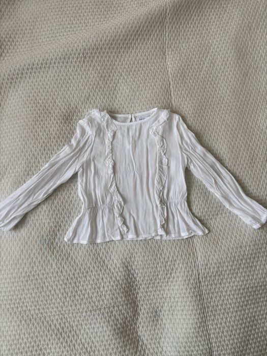 Biała bluzka galowa koszula Reserved 110