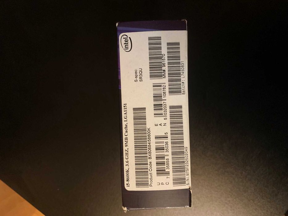 Процессор i5 8600K